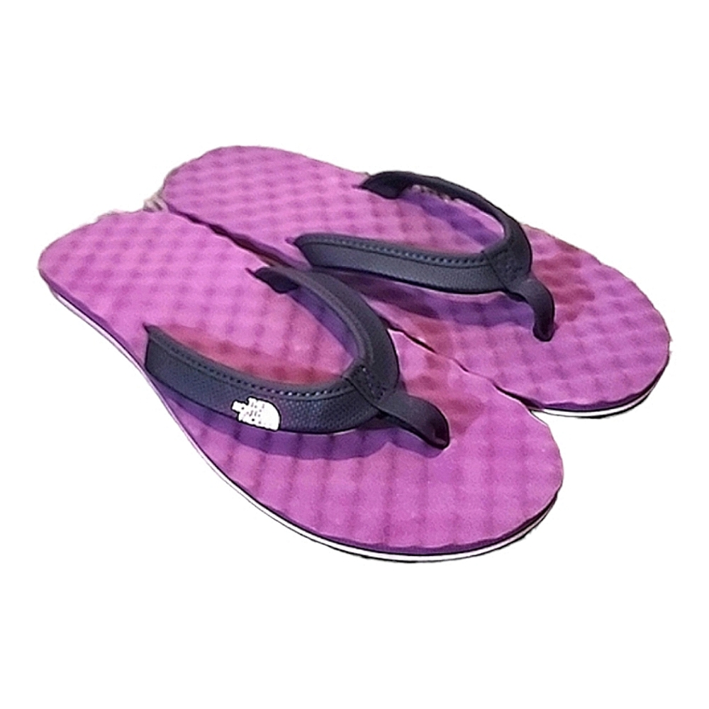 The North Face Base Camp purple flip flops size